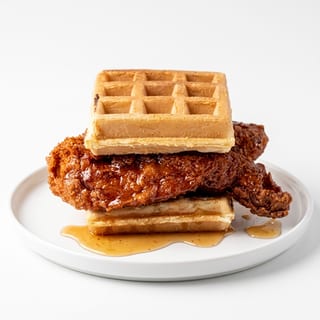 Sweet & Savory Waffle Sandwich