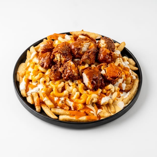 Mac Attack Buffalo Fries.